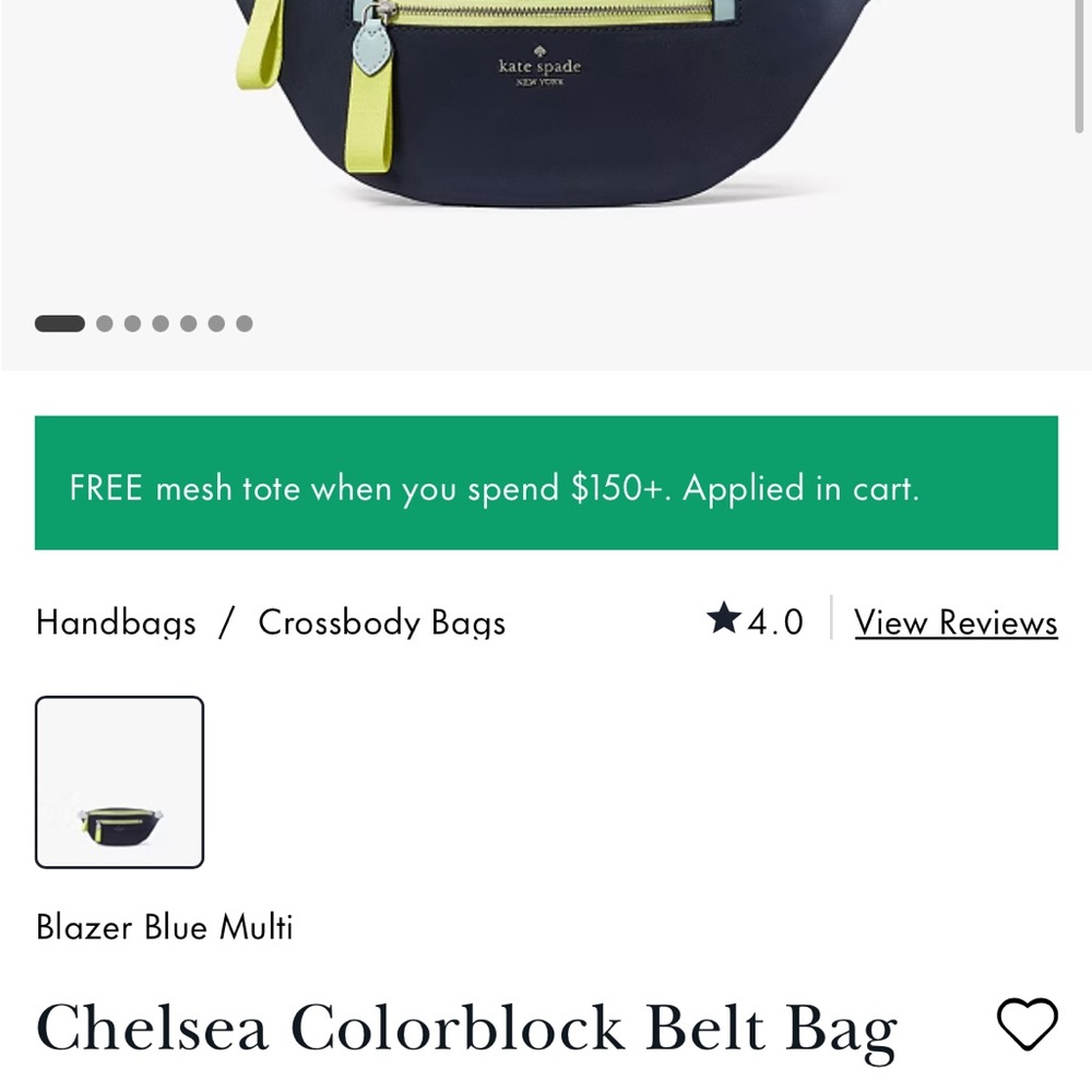 kate spade Black and Yellow Crossbody Bag - Picture 2 of 2